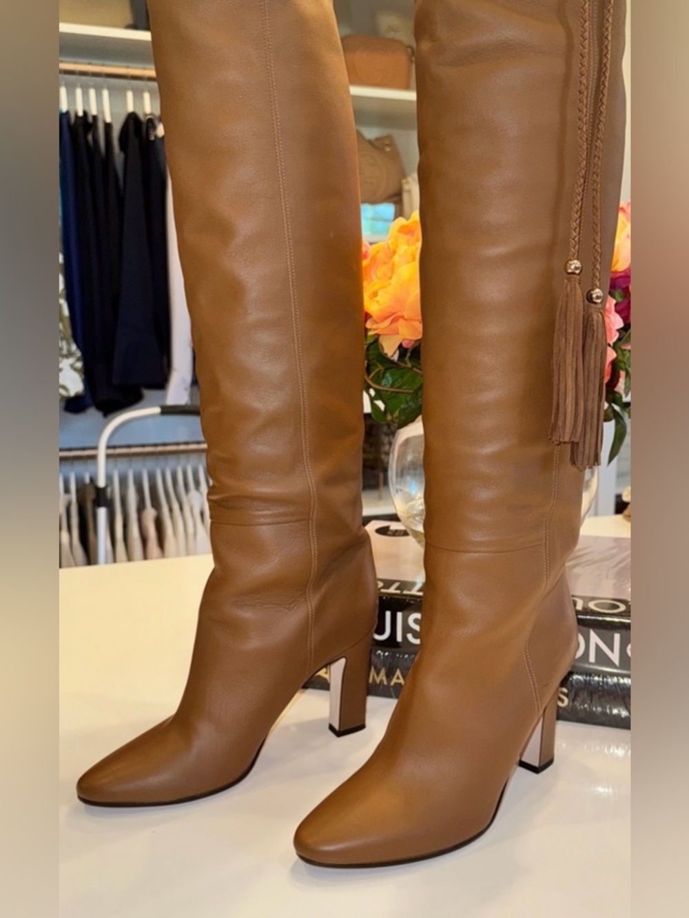 Tamara Mellon cinch tassel accent boots - Picture 8 of 8